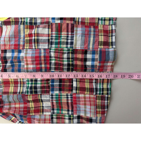 NWT Urban Outfitters Madras Plaid Skirt Womens Medium Patchwork Cottage Festival - Picture 9 of 9